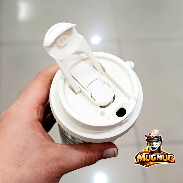 تراول ماگ دوحالته گلدار Coffee حجم ۶۰۰ میلی لیتری ( ورزشی ، محل کار ، پیاده روی ، مسافرتی )