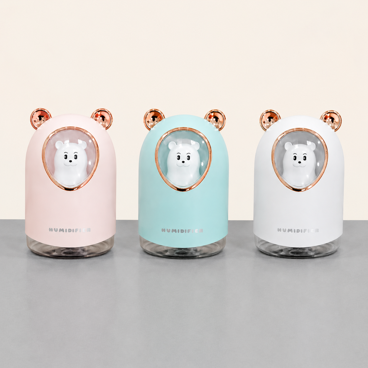 بخور سرد خرسی HUMIDIFIER | رطوبت ساز رومیزی زیبا برای خانه و محل کار