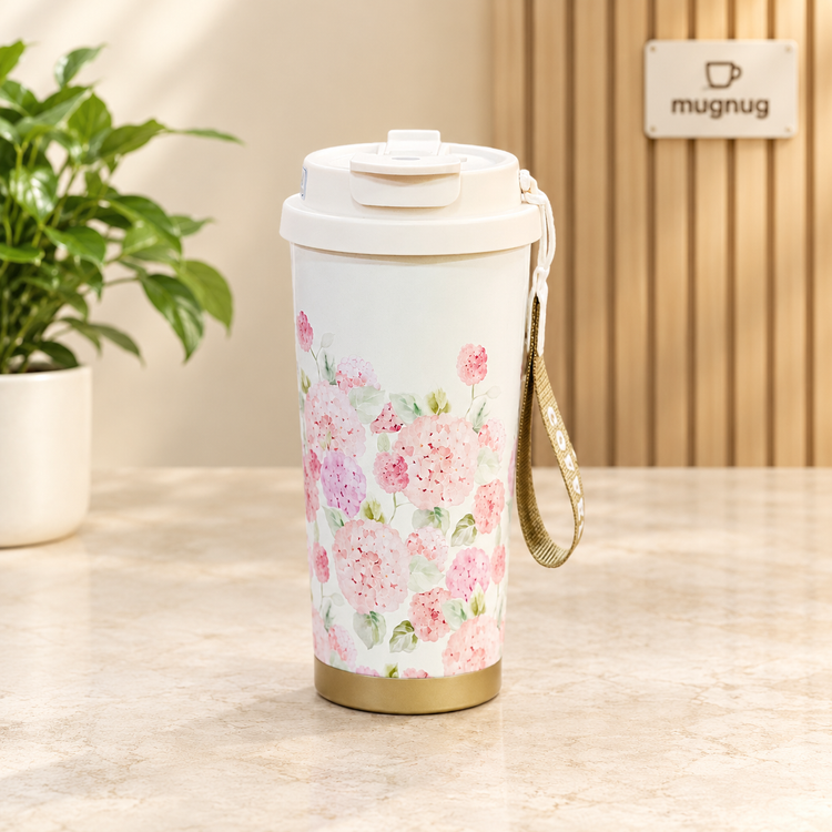 تراول ماگ دوحالته صافی دار برند loucky cupحجم ۶۰۰ میلی لیتری ( دمنوش ، مکمل ، محل کار ، باشگاه )